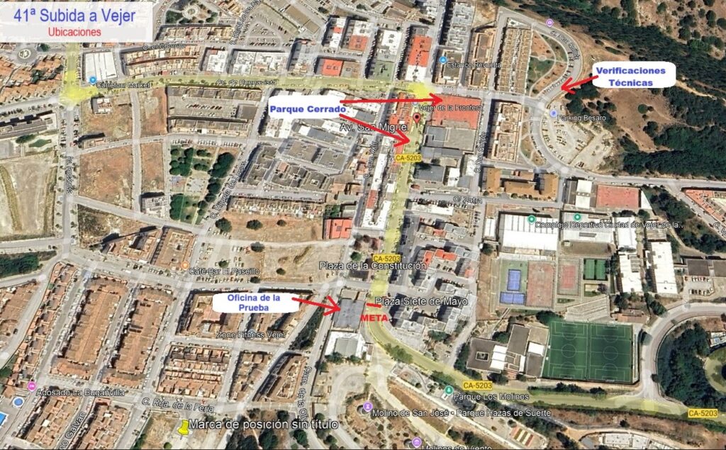 mapa subida vejer octubre 2025 donde es